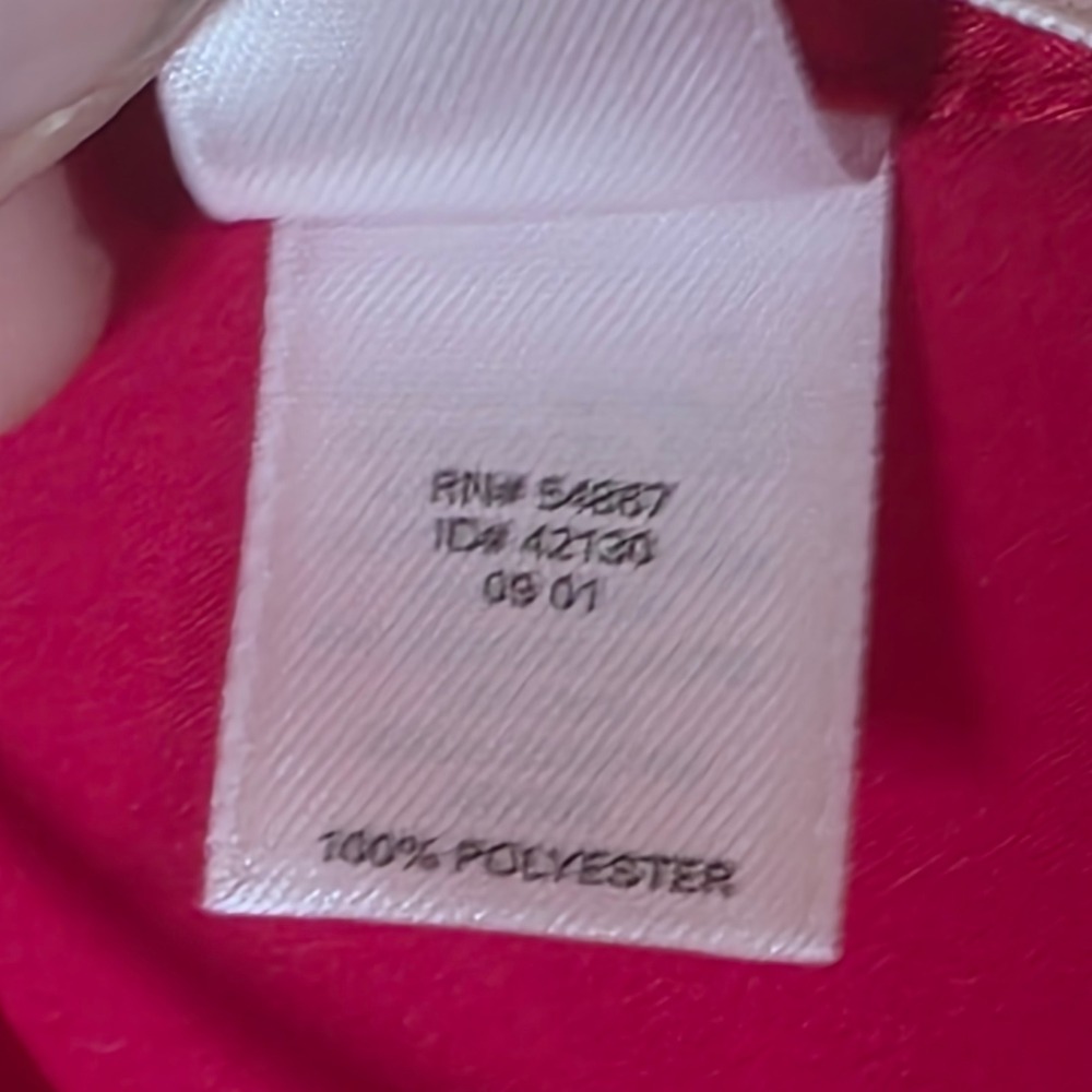 Victoria Secret Fuchsia Pink Satin Maxi Robe Long Sleeve M/L kimono lounge READ - Picture 4 of 7